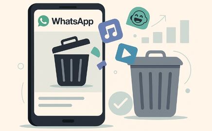 ¿Papelera oculta de WhatsApp? Esta podría ser la razón de que tu celular se sature