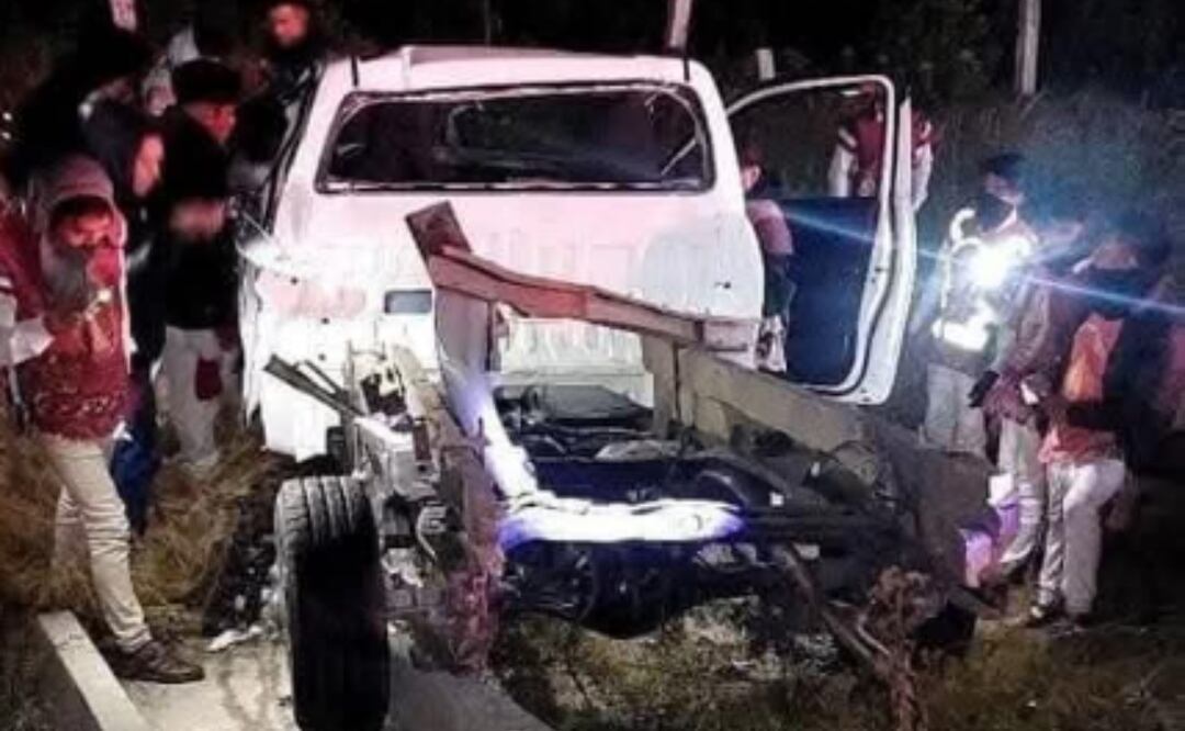 Peregrinos salieron volando al ser impactados por un tráiler en la México-Puebla