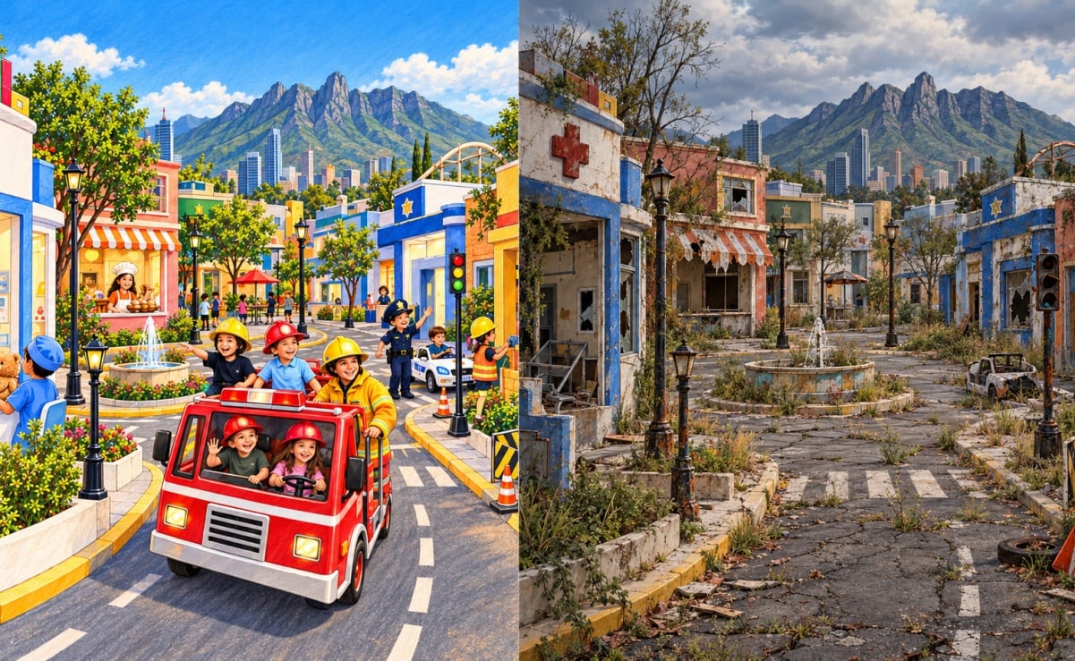 Este parque para los niños en Monterrey pasó del éxito al abandono, descubre cuál fue su destino