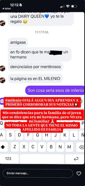 Aclaración de Ana Gastélum (Vía: Instagram)