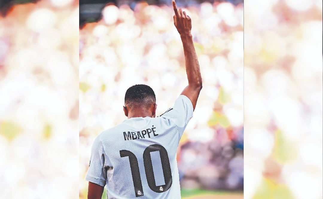Mbappé nuevo 10 del Real Madrid. Foto: (Real Madrid)