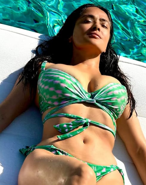 Salma Hayek en bikini (Foto: Instagram)