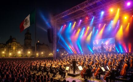 Concierto GRATIS: Zócalo CDMX vibrará con música clásica, rock y cumbia este fin de semana