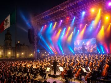 Concierto GRATIS: Zócalo CDMX vibrará con música clásica, rock y cumbia este fin de semana