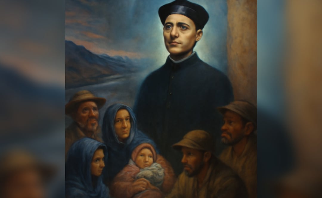Santo de los migrantes (Foto: Creada con IA)