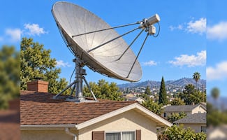 Esta antena podía transmitir canales de televisión de otros países en los 80 y 90, pero fue olvidada