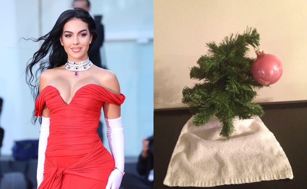 Georgina Rodríguez gana la lotería y no le alcanza para el arbolito de navidad