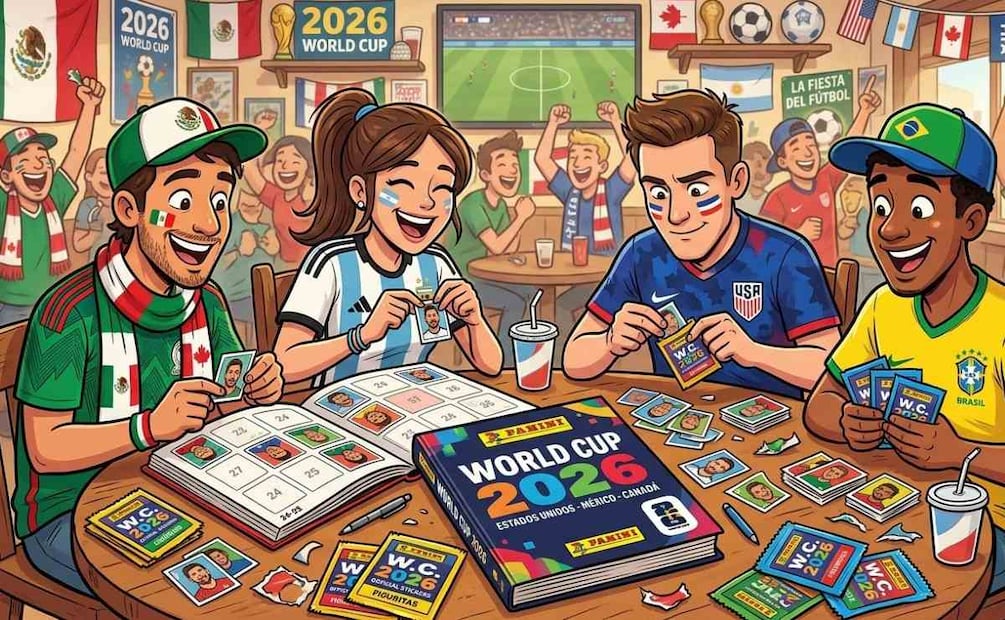 ¿Cuánto cuesta llenar el Álbum Panini del Mundial 2026?. Foto: (IA)
