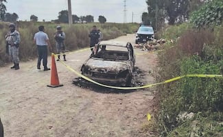 Arde un Chevy en Texcoco y hallan los restos de dos personas en su interior