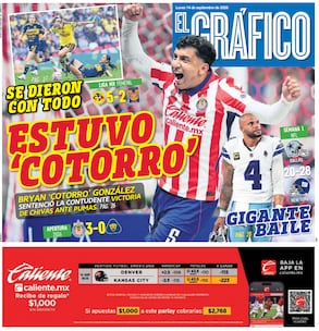 Portada El Gráfico | Lunes 14 de septiembre de 2026