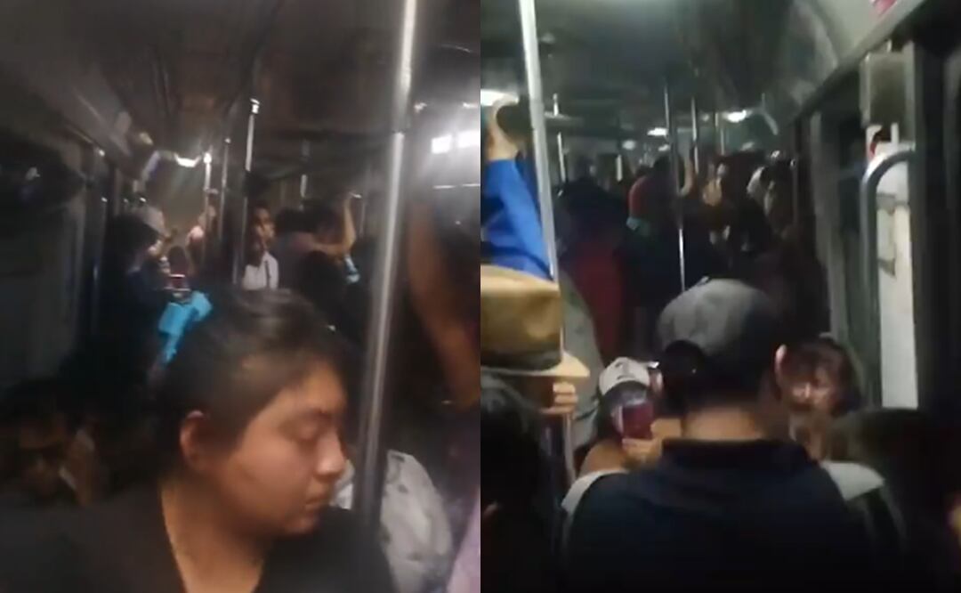“¿Nos bajamos a empujar?” Usuarios arremeten contra autoridades del Metro por parálisis en Línea 3