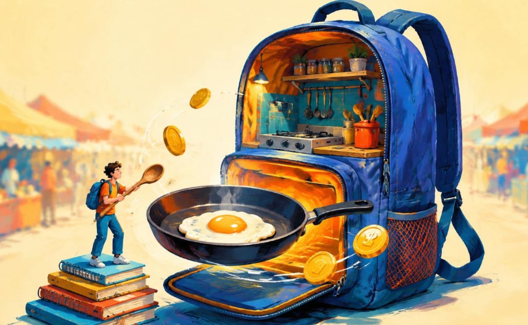 ¿Eres estudiante foráneo? 5 alimentos económicos para comer bien sin gastar de más (Foto: Creada con IA)