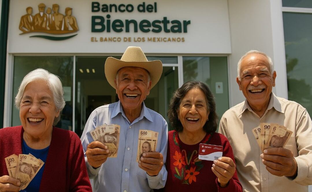 Pensión del Bienestar calendario con fechas de pago. Foto: (IA)