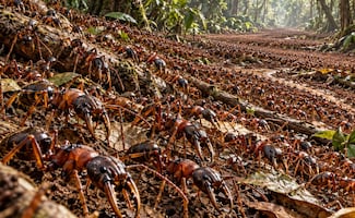 ¡Pesadilla hecha realidad! Estas hormigas son demasiadas y pueden devorarte si no estás consciente