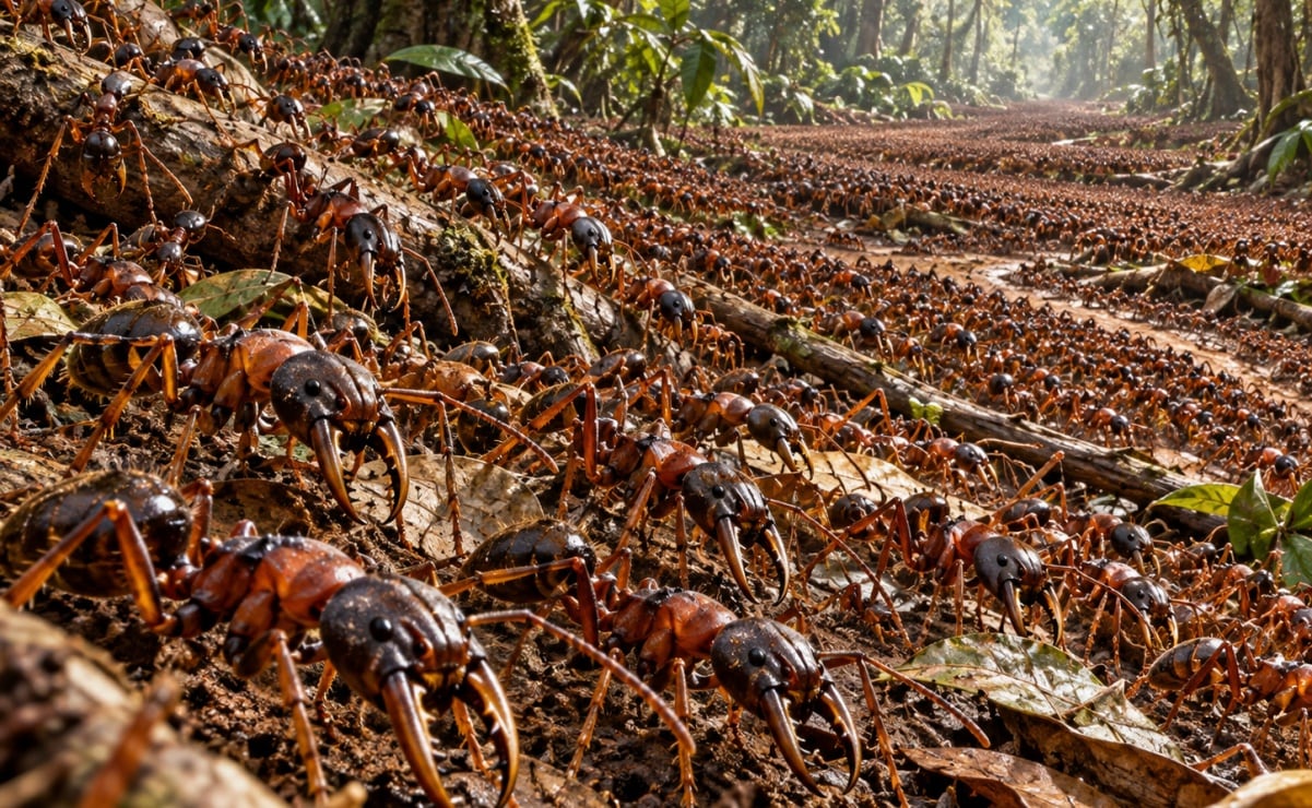 ¡Pesadilla hecha realidad! Estas hormigas son demasiadas y pueden devorarte si no estás consciente