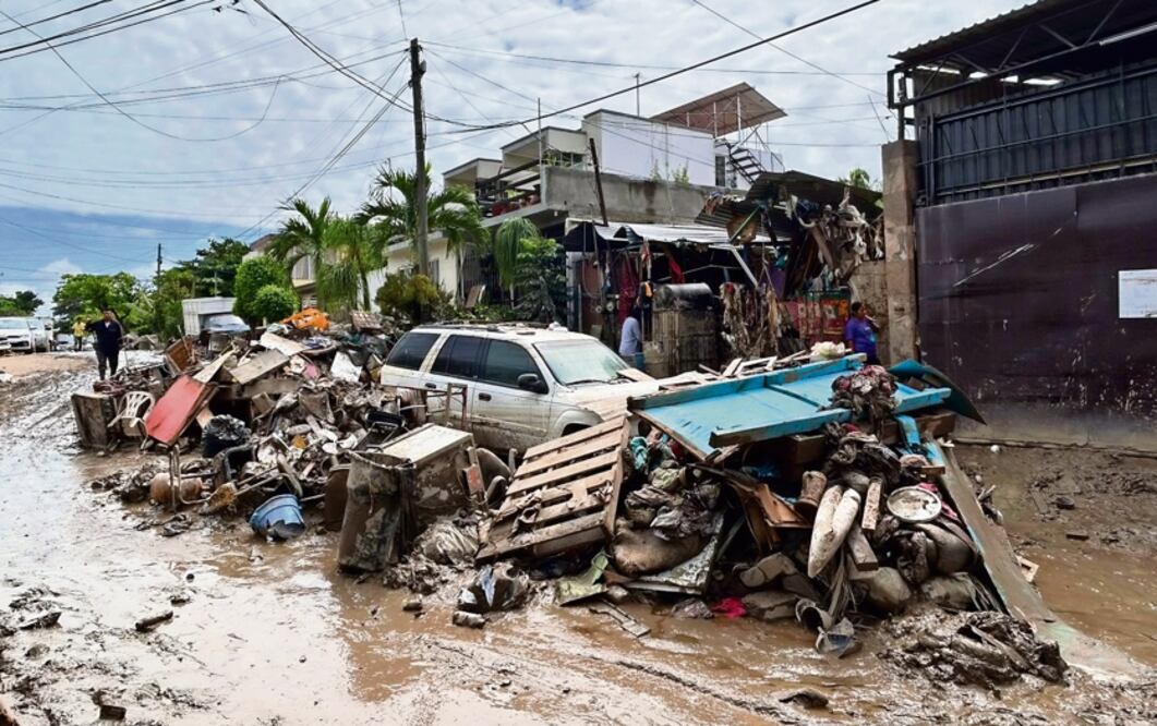 Lluvias históricas en CDMX (Foto: AP)