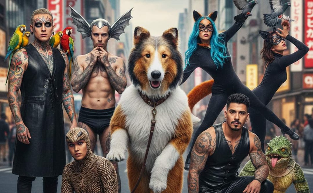 Imagen ilustrativa: IA (Qué es un Therian 9 personas que gastaron fortunas y cambiaron su vida para vivir como animales)