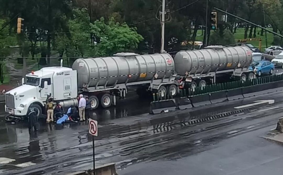 Motociclista muere en la Gustavo A Madero. Foto: (Yara Silva. El Gráfico)