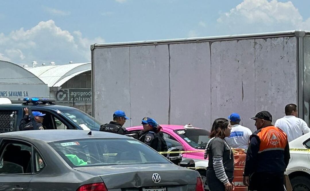 Camión de carga manda al más allá a un abuelito, en la Central de Abasto Iztapalapa