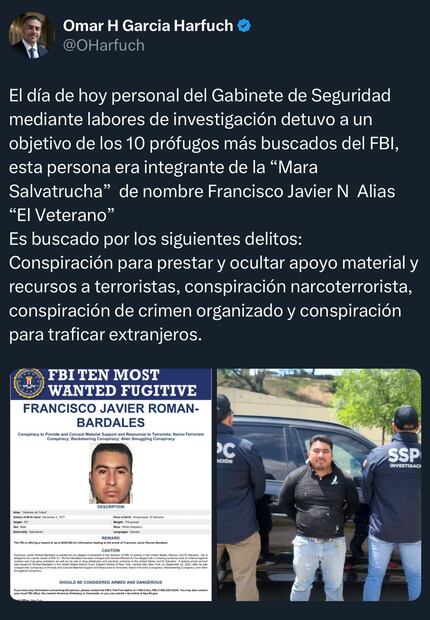 Detenido (Foto: Especial)