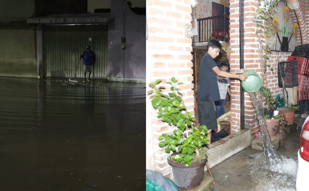 CONAGUA y Bienestar inician apoyo en zonas afectadas por lluvias en CDMX y Edomex. Foto: (Francisco Rodríguez. El Gráfico)