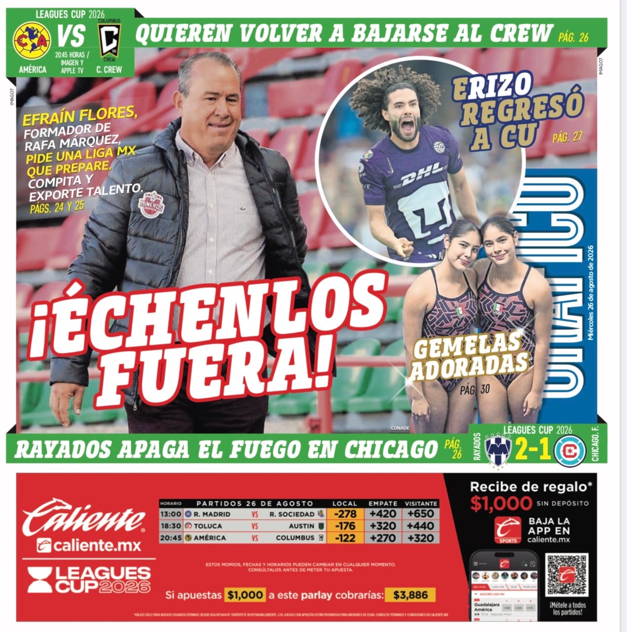 Portada El Gráfico | Miércoles 26 de Agosto de 2026