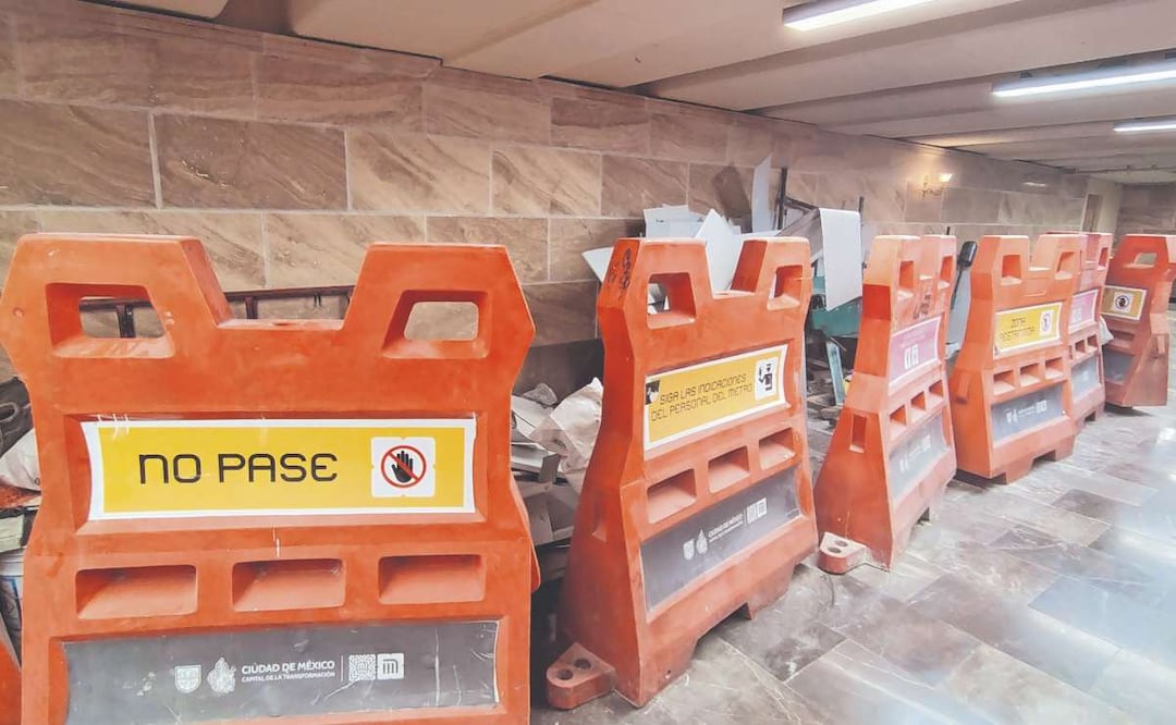Metro Hidalgo nomás no queda: Luce con cascajo, cables expuestos y obras inconclusas. Foto: (Arantxa Meave)