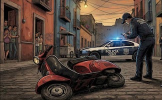 ¡Se la partió todita! Mujer motociclista derrapa, se da en la choya y muere en la Benito Juárez