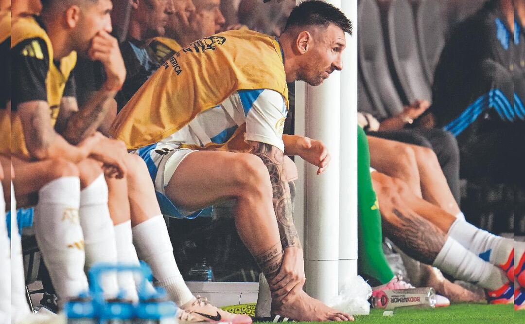 Messi fuera de las canchas por lesión en el tobillo durante la final de la Copa América