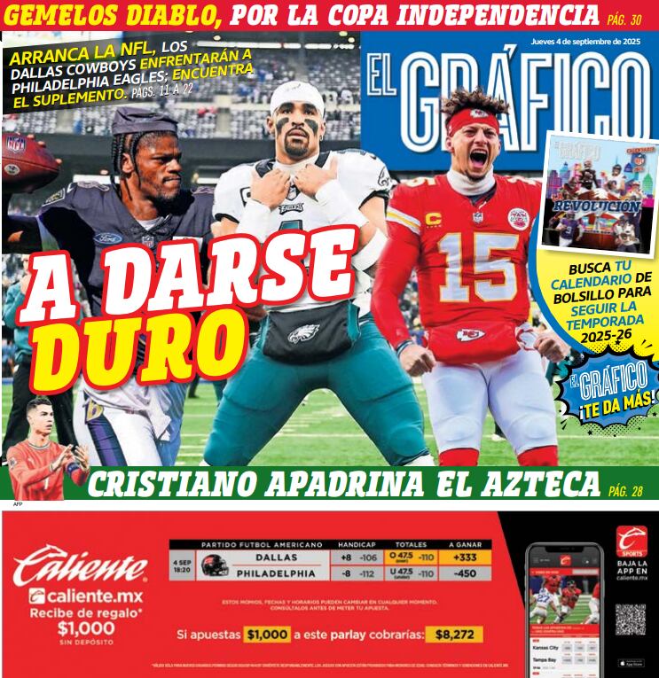 Portada El Gráfico | Jueves 4 de septiembre 2025