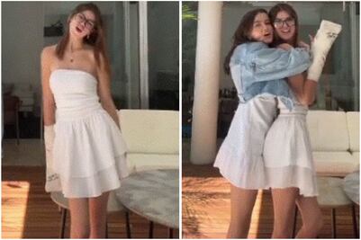 Valentina Gilbert reaparece sonriente y bailando tras el ataque que casi le cuesta la vida