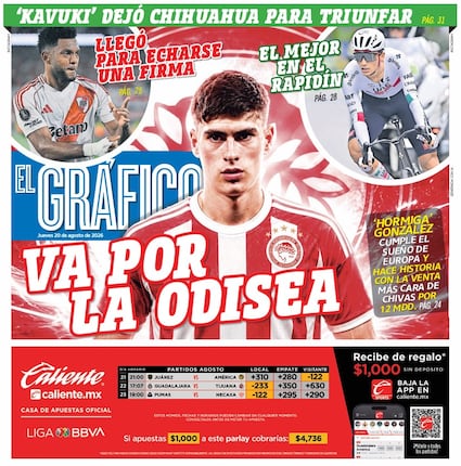 Portada El Gráfico | Jueves 20 de Agosto de 2026
