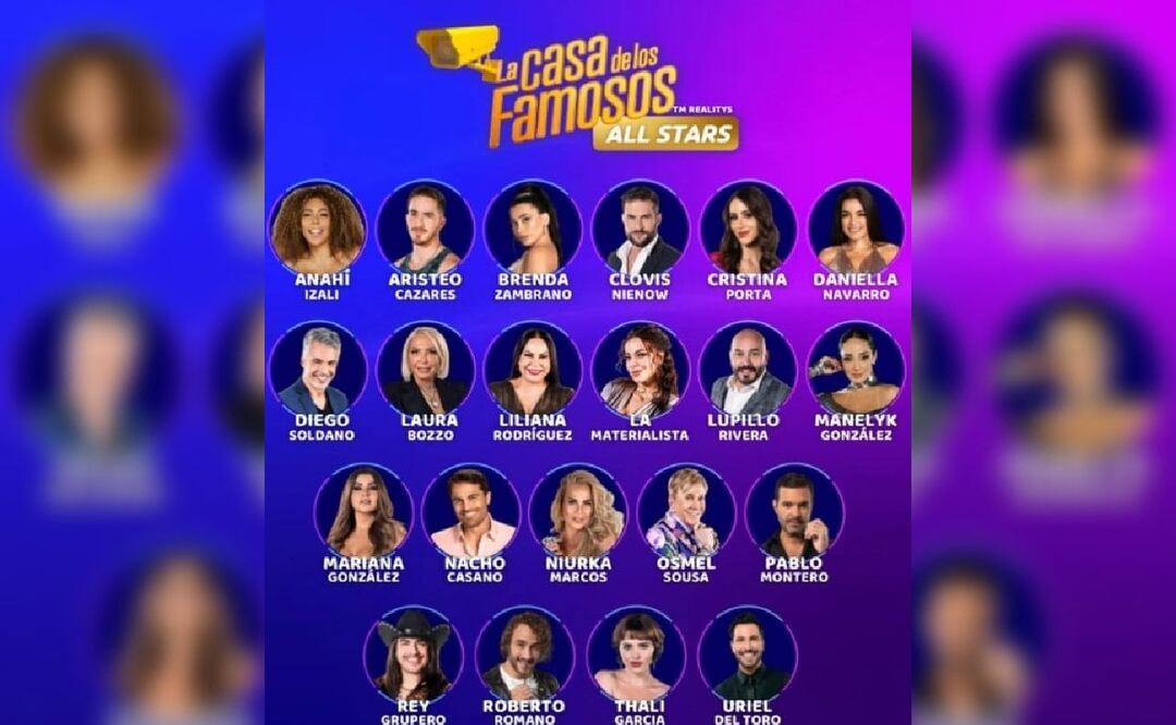 Filtran lista de "La Casa De Los Famosos All Stars" para Telemundo