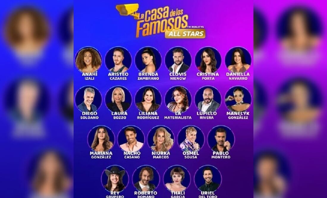 Filtran lista de "La Casa De Los Famosos All Stars" para Telemundo
