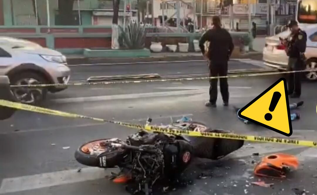 En la Miguel Hidalgo muere motociclista aplastado por camión de materiales