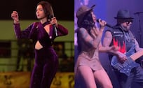 ¿Golpe bajo contra Ángela Aguilar? Cazzu canta éxito de Selena junto a AB Quintanilla y estalla polémica