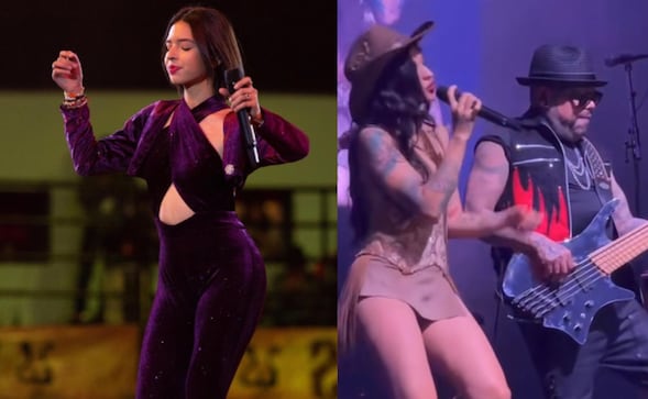 ¿Golpe bajo contra Ángela Aguilar? Cazzu canta éxito de Selena junto a AB Quintanilla y estalla polémica