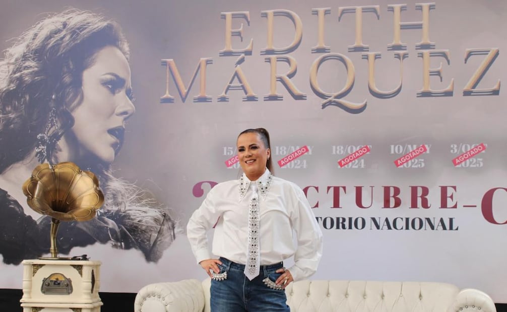 Edith Márquez regresa al Auditorio Nacional con su gira "Eternos e Inolvidables". Foto: (Abril Franco)