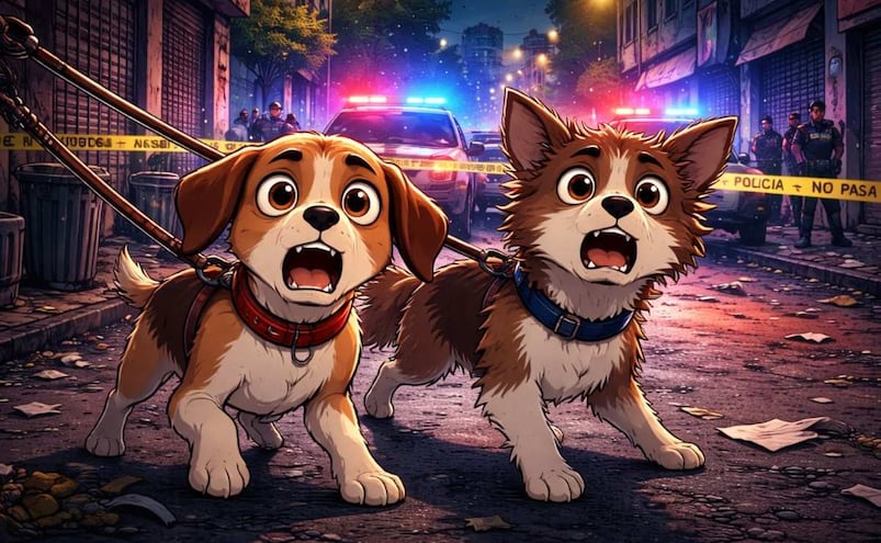 Paseo nocturno se pone perro: Acribillan a José Leonardo frente a sus lomitos en la Cuauhtémoc