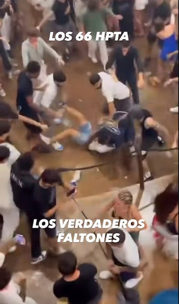 Pelea en pleno concierto (Vía: Instagram)