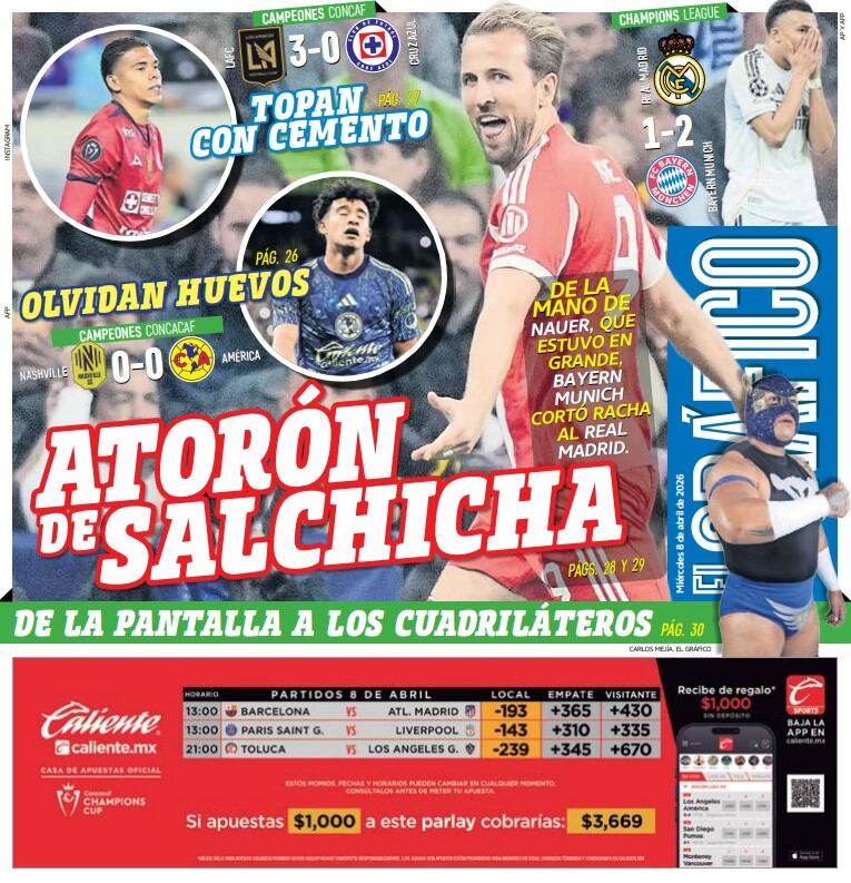 Portada El Gráfico | Miércoles 8 de abril de 2026