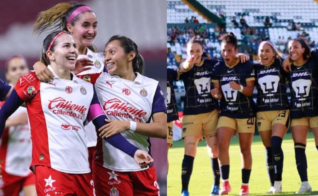 Chivas vs Pumas Femenil horario y transmisión en vivo. Foto: (Redes Sociales)