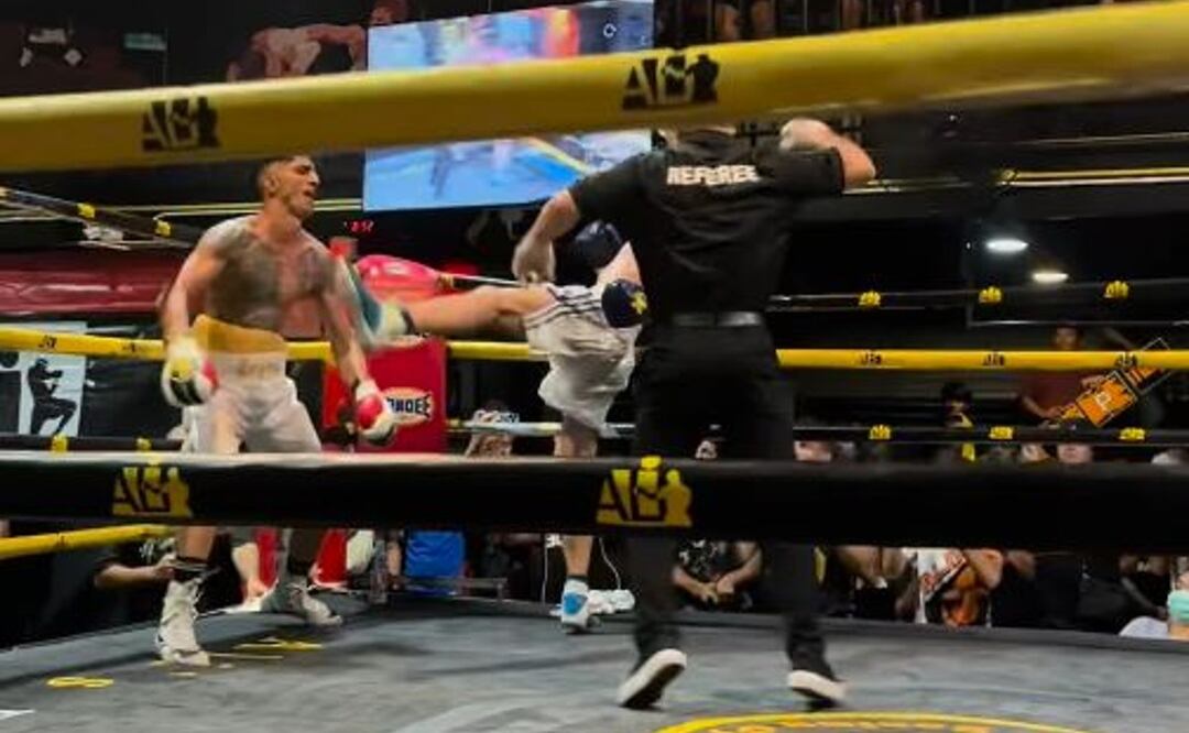 Gladiador de MMA es expulsado del boxeo tras nocaut ilegal con patada