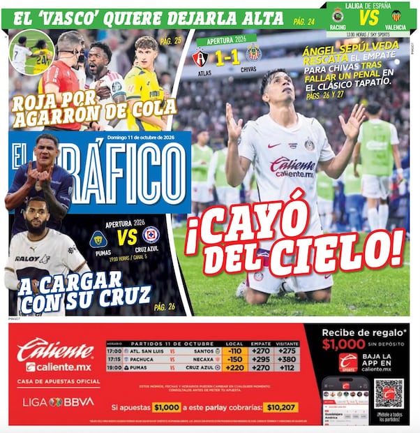 Portada El Gráfico | Domingo 11 de Octubre de 2026