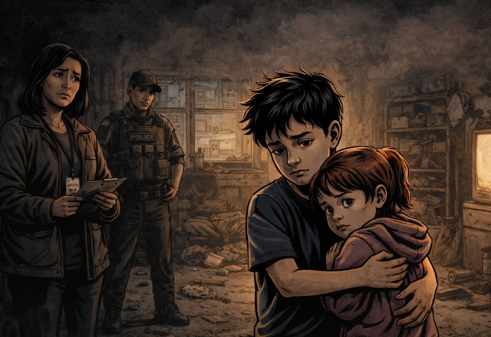 Maltrato infantil en CDMX alcanza su nivel más alto en tres años (Foto: Creada con IA)