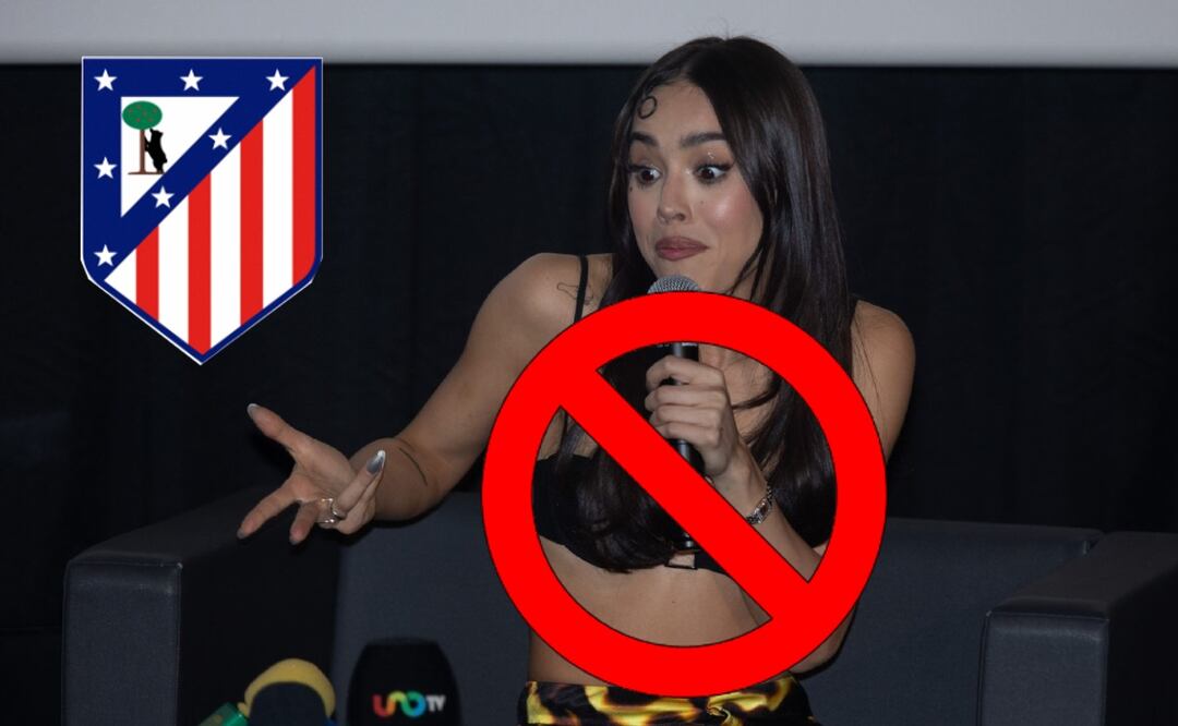Atlético de Madrid cancela a Danna Paola por pasada de merengue