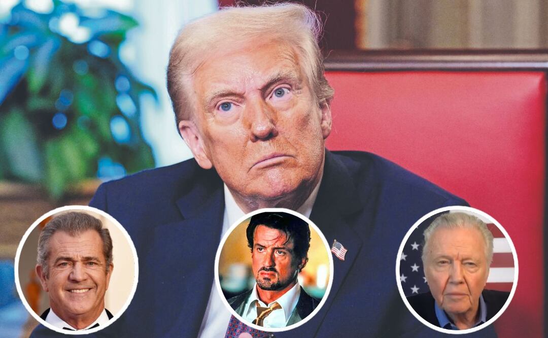 Donald Trump nombra a Stallone, Gibson y Voight como los salvadores de Hollywood