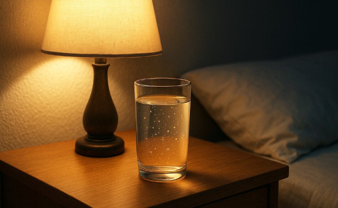 Dormir con agua en tu buró: costumbre peligrosa que podrías estar haciendo
Imagen Ilustrativa: IA