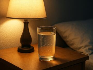 Dormir con agua en tu buró: costumbre peligrosa que podrías estar haciendo