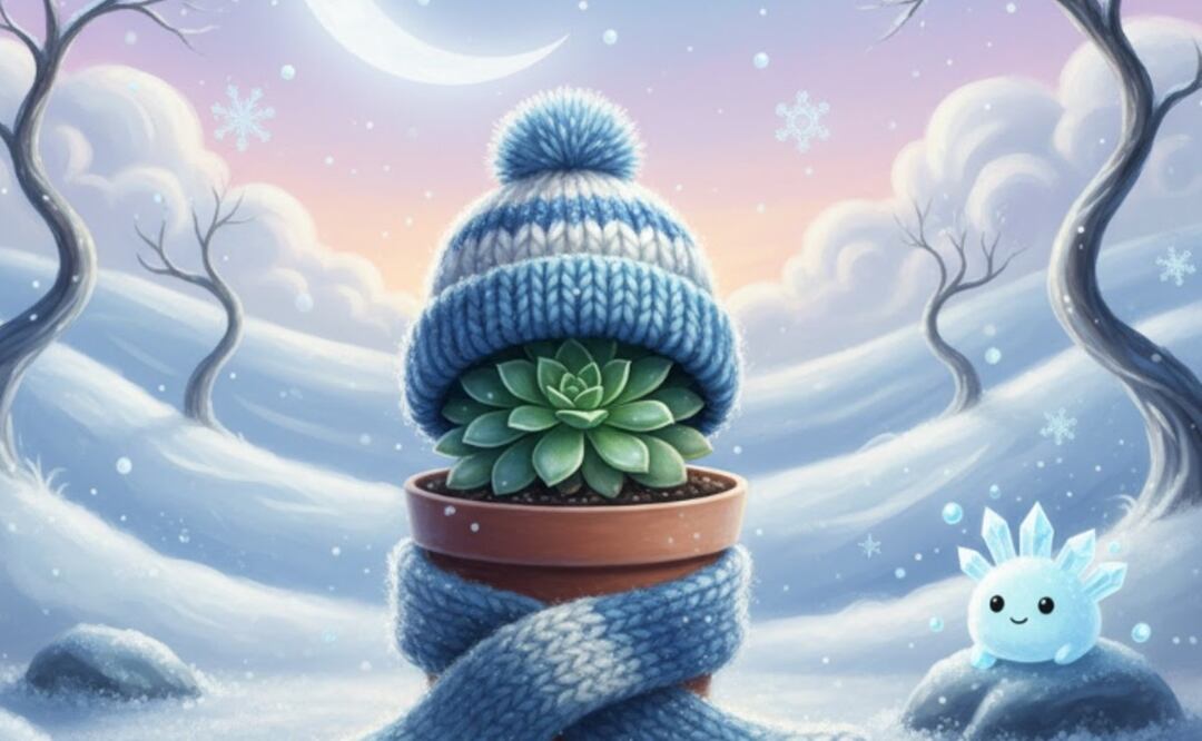 Evita que tus plantas mueran en invierno con estos trucos infalibles (Foto: Creada con IA)
